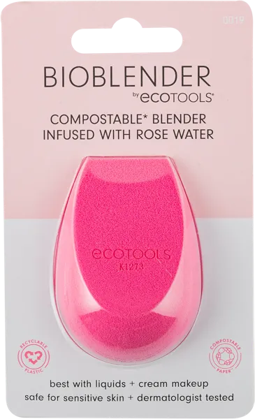 Изображение Спонж для кремового макияжа Экотолс с розовой водой Реплин м/у, 1 шт