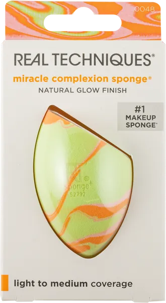 Изображение Спонж для макияжа Реал Техник оранж Реплин п/у, 1 шт