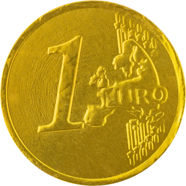 Изображение Шоколад молочный Диппо монета золотая Зирве чиколата м/у, 18 г