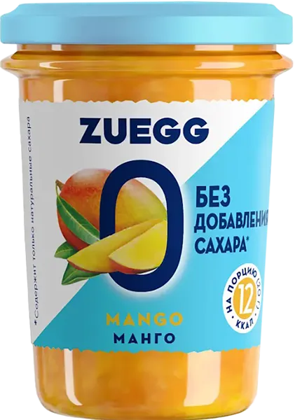 Изображение Конфитюр без сахара Цуегг манго Цуегг Дойчлэнд с/б, 220 г
