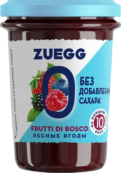 Изображение Конфитюр без сахара Цуегг лесные ягоды Цуегг Дойчлэнд с/б, 220 г