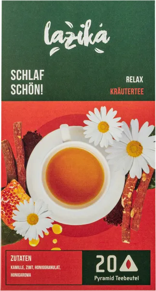 Изображение Напиток чайный в пакетиках Лазика мед ромашка корица Лазика к/у, 20*1,5 г