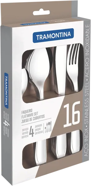 Изображение Набор столовых приборов Трамонтина маресиас на 4 персоны Трамонтина карт/уп, 1 шт