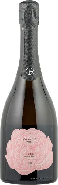 Изображение Вино игристое розовое брют Скалистый Берег розе Скалистый берег с/б, 0,75 л