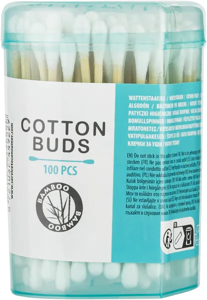 Изображение Ватные палочки Купман бамбуковые Купман Интернэшнл п/у, 100 шт