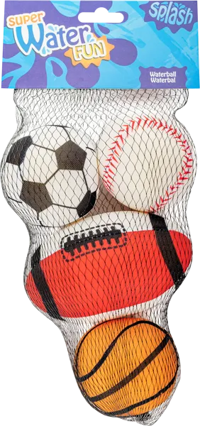 Изображение Мяч для игры в воде Купман в ассортименте Купман Интернэшнл сетка, 4 шт