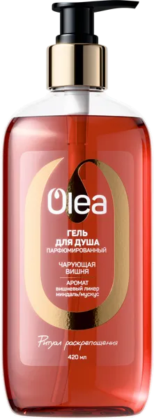 Изображение Гель для душа Олеа чарующая вишня Коттон Клаб п/у, 420 мл