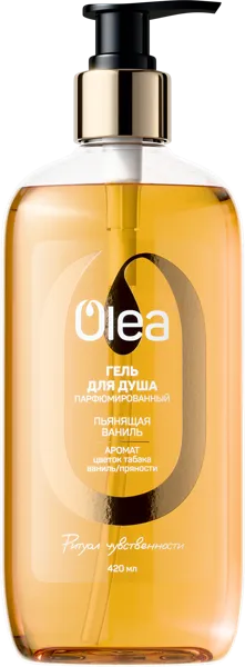 Изображение Гель для душа Олеа пьянящая ваниль Коттон Клаб п/у, 420 мл