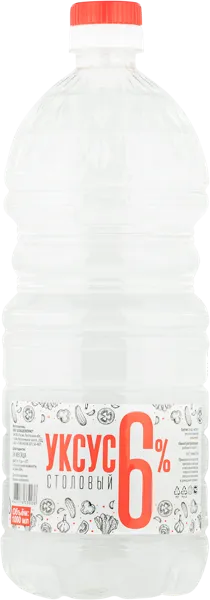 Изображение Уксус столовый 6% АзовШелкПриз АзовШелкПриз п/б, 1 л