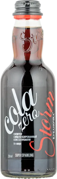 Изображение Напиток без сахара Кубаночка Шторм кола Гранд-Стар с/б, 0,25 л