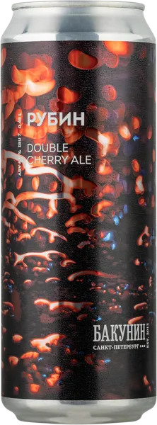 Изображение Пивной напиток светлый Эль 6,9% н/ф Бакунин рубин Бакунин ж/б, 0,45 л