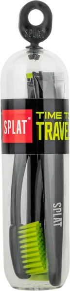 Изображение Набор дорожный Сплат блэквуд зубная щетка+паста Органик фармасьютикалз ОО п/у, 1 шт