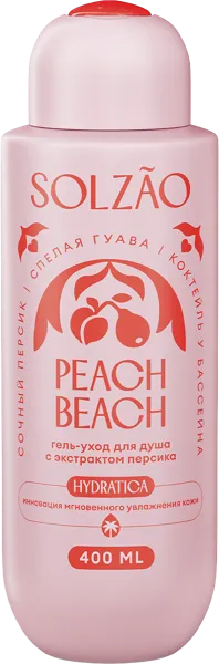 Изображение Гель для душа Солзао с экстрактом персика Капелла ООО п/у, 400 мл