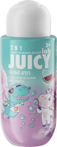 Изображение Шампунь для волос детский Джуси лаб арбуз 2в1 Капелла ООО п/у, 250 мл