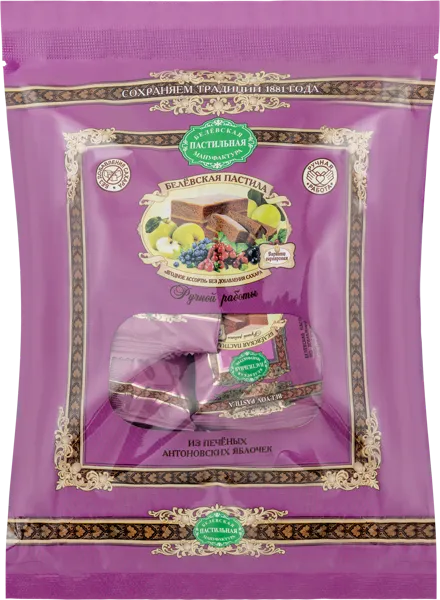 Изображение Пастила мини без сахара Белевская пастила ягодное ассорти Белевская пастила м/у, 100 г