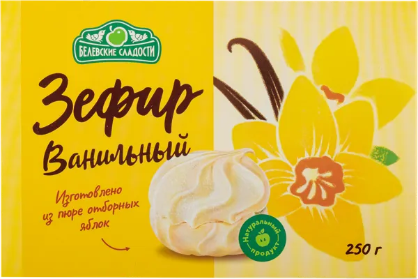 Изображение Зефир Белевские сладости ванильный Белевские сладости кор, 250 г