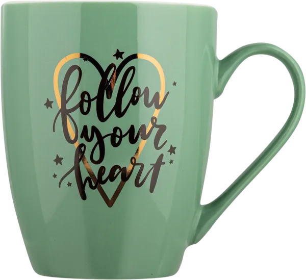 Изображение Кружка 340мл Лефард позитив зеленая Лефард , 1 шт