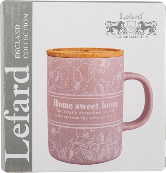 Изображение Кружка 400мл с крышкой Лефард лавин фэмили Лефард , 1 шт