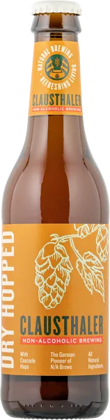 Изображение Пиво безалкогольное 0,5% Клаусталлер Драй Хоппд Биндинг Брауридж Аг с/б, 0,33 л