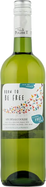 Изображение Напиток виноградосодержащий белый п/сух безалкогольный Борн ту би Фри Блан Домен ла Коломбетт с/б, 0,75 л