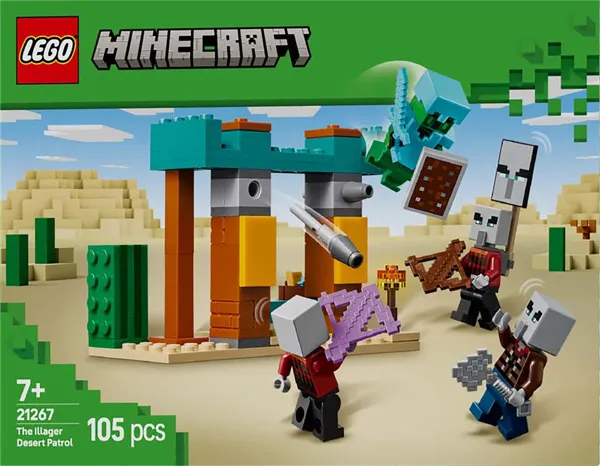 Изображение Конструктор с 7 лет 21267 Лего майнкрафт пустынный патруль Лего к/у, 1 шт