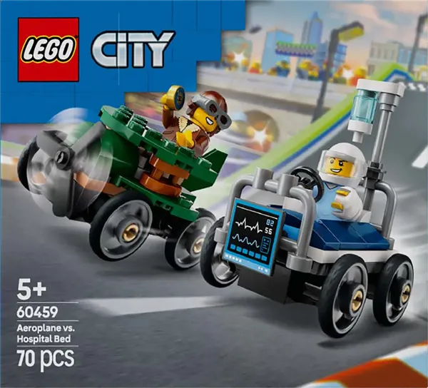 Изображение Конструктор с 5 лет 60459 Лего город самолет и кровать Лего к/у, 1 шт