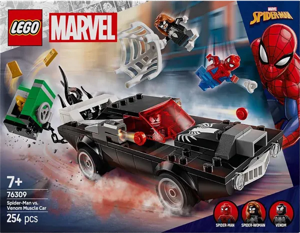 Изображение Конструктор с 7 лет 76309 Лего марвел спорткар человека-паука Лего к/у, 1 шт