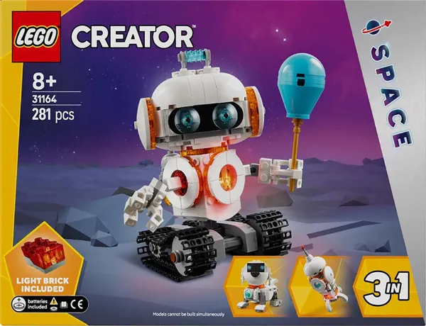 Изображение Конструктор с 8 лет 31164 Лего криэйтор космический робот 3в1 Лего к/у, 1 шт