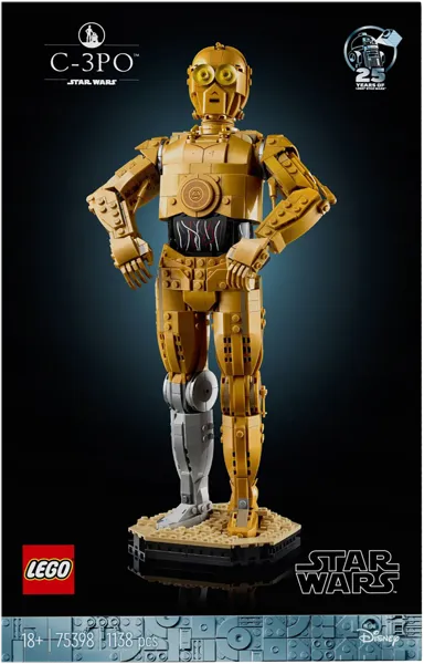 Изображение Конструктор с 18 лет 75398 Лего звездные войны дроид с-3ро Лего к/у, 1 шт