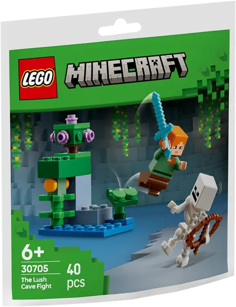 Изображение Конструктор с 6 лет 30705 Лего майнкрафт бой в пещере Лего м/у, 1 шт