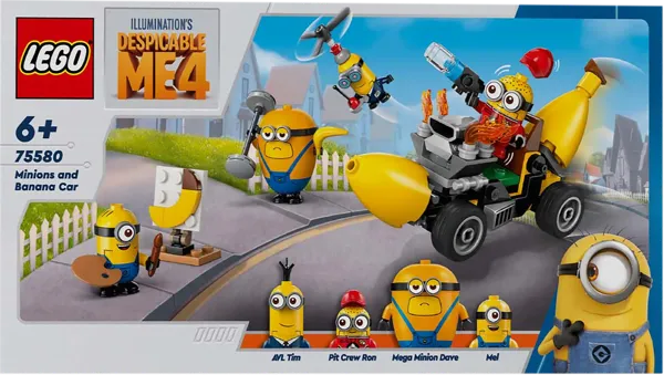 Изображение Конструктор с 6 лет 75580 Лего миньоны миньоны и машина-банан Лего к/у, 1 шт