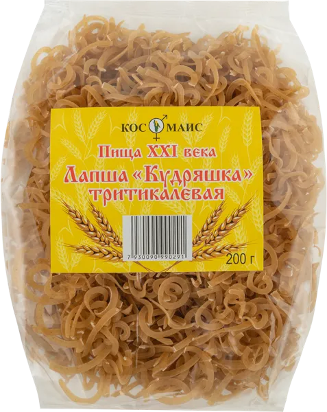 Изображение Макароны из тритикале КОС-МАИС лапша НПО КОС-МАИС м/у, 200 г