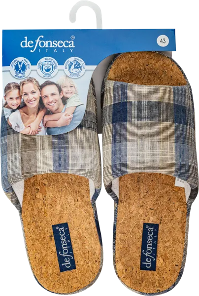 Изображение Тапочки мужские 41-46 Де Фонсека Матера MB41RU Де Фонсека м/у, 1 пара