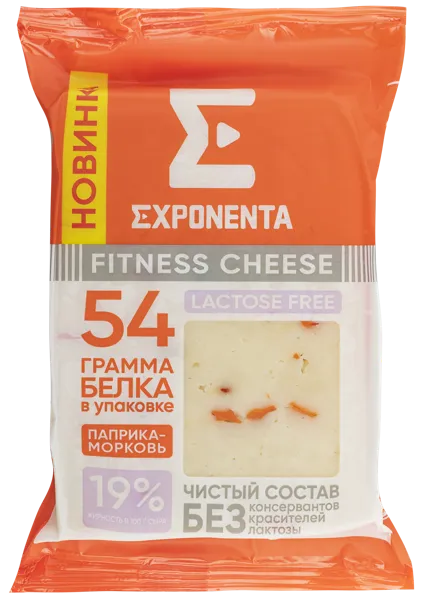 Изображение Сыр без лактозы Экспонента паприка морковь Белсыр м/у, 180 г