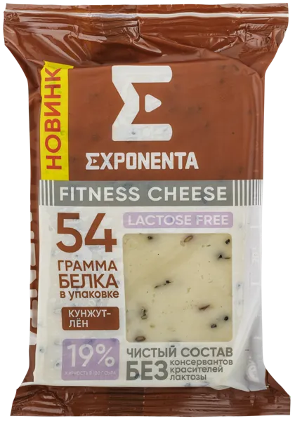 Изображение Сыр без лактозы Экспонента кунжут лен Белсыр м/у, 180 г