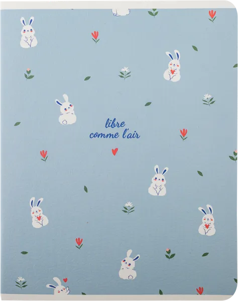 Изображение Тетрадь 48л клетка Би Смарт кокет зайчики Полиграф Принт , 1 шт