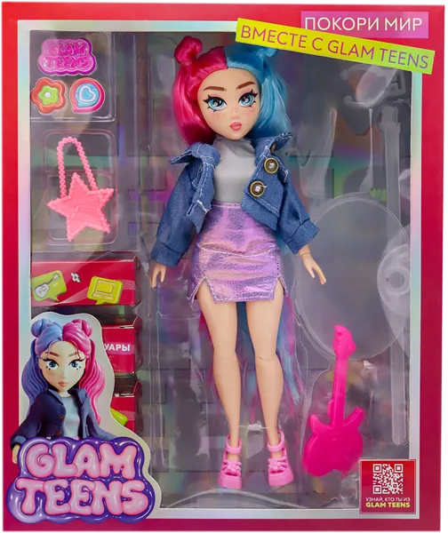 Изображение Кукла шарнирная 25см Глам тинс алекс с аксессуарами Шанту Шенгай п/у, 1 шт