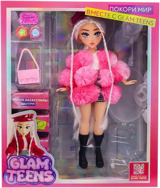 Изображение Кукла шарнирная 25см Глам тинс хлоя с аксессуарами Шанту Шенгай п/у, 1 шт