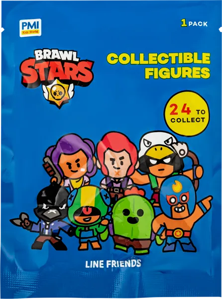 Изображение Фигурка сюрприз 5см Бравл старс с карточкой ПиЭмАй м/у, 1 шт