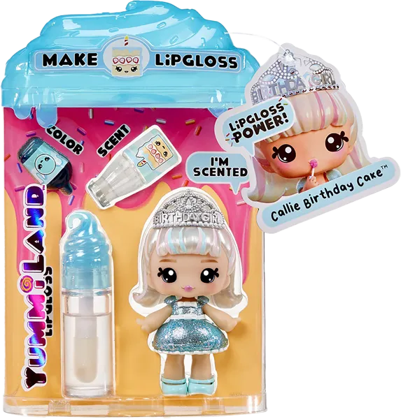 Изображение Набор для изг блеска для губ Яммиленд кукла келли кейк МГА п/у, 1 шт