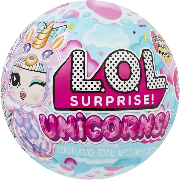 Изображение Игрушка сюрприз Лол единороги с аксессуарами МГА п/у, 1 шт