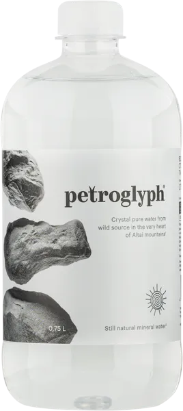 Изображение Вода негаз рН 7,75 Петроглиф питьевая Петроглиф п/б, 0,75 л
