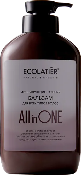 Изображение Бальзам для всех типов волос Эколатье олл ин ван мультифункциональный ЭкоЛаборатория п/у, 600 мл