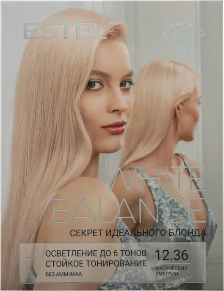 Изображение Краска для волос Эстель вайт бэлэнс магич аметрин № 12.36 Юникосметик к/у, 1 шт
