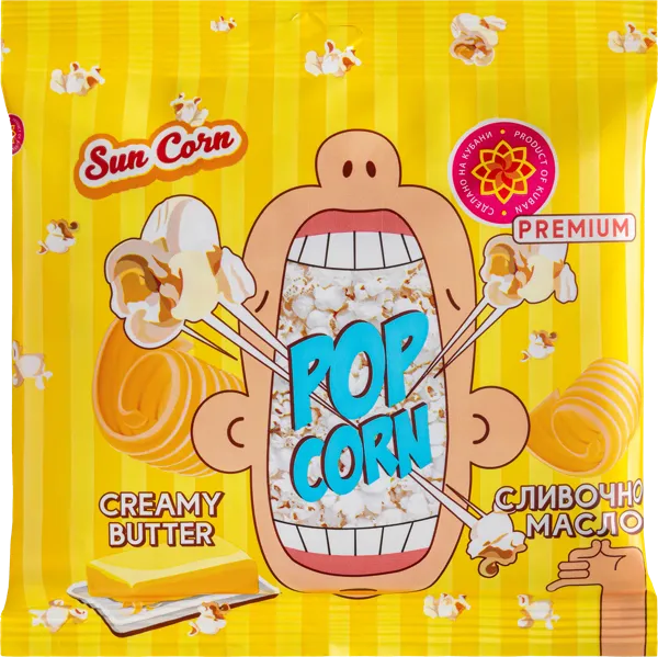 Изображение Попкорн для СВЧ Санкорн сливочное масло Снекопродукт м/у, 100 г