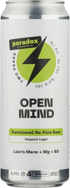 Изображение Пивной напиток безалкогольный Ту пикс опен майнд Пиватом ж/б, 0,45 л