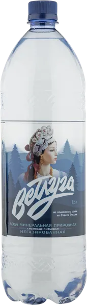Изображение Вода негаз pH 8,4-9,0 Ветлуга питьевая Ветлужский ЗМВ п/б, 1,5 л