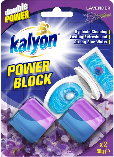 Изображение Кубики для унитаза Калион аромат лаванды Эндекс Кимья к/у, 2 шт