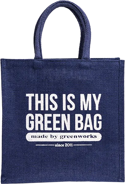 Изображение Сумка 30х30х18см Джутовая синяя Армимпекс , 1 шт