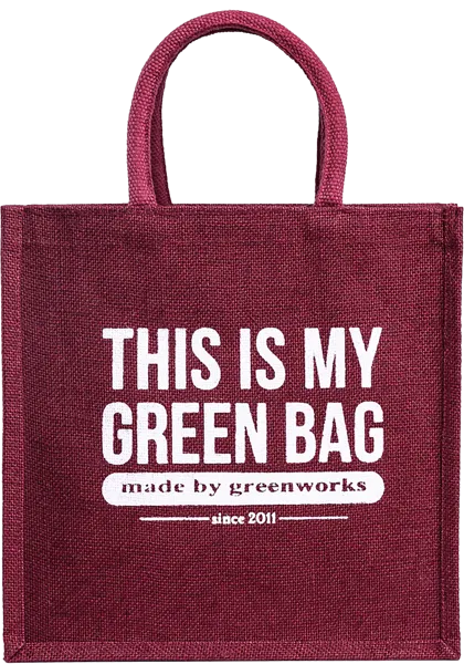 Изображение Сумка 30х30х18см Джутовая темно-красная Армимпекс , 1 шт